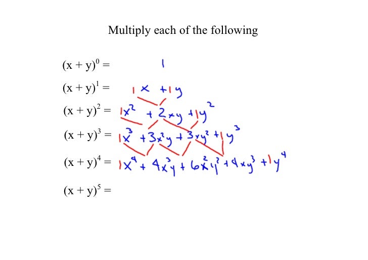 Binaomial Expansion Nov 27 09