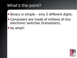 Introduction to the Binary Number System | PPT