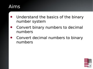 Introduction to the Binary Number System | PPT