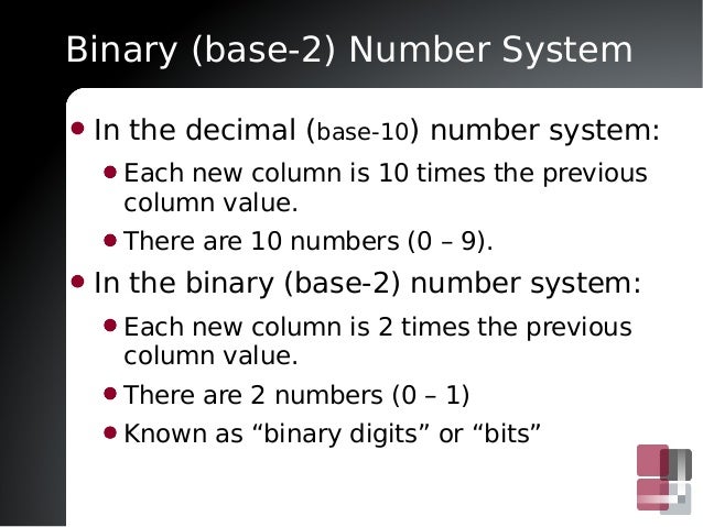 Decimal Number System