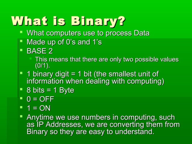 Binary | PPT