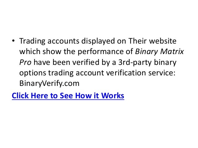 Binary options matrix