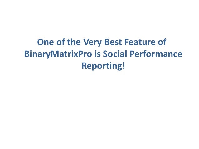 Binary options matrix pro