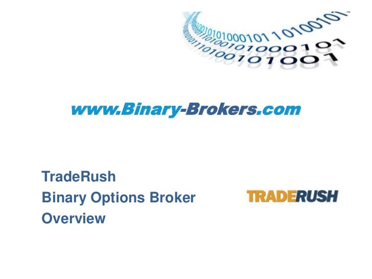 Binary options trading brokers