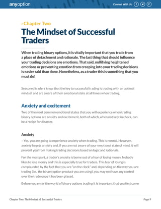 Page 9
Connect With Us:
Chapter Two: The Mindset of Successful Traders
›› Chapter Two
TheMindsetofSuccessful
Traders
Whent...