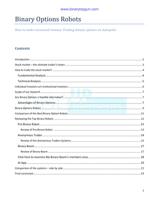 Binary options Trading Guide | PDF