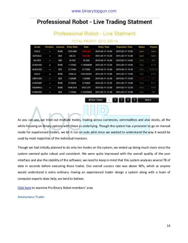 Binary options trading guide