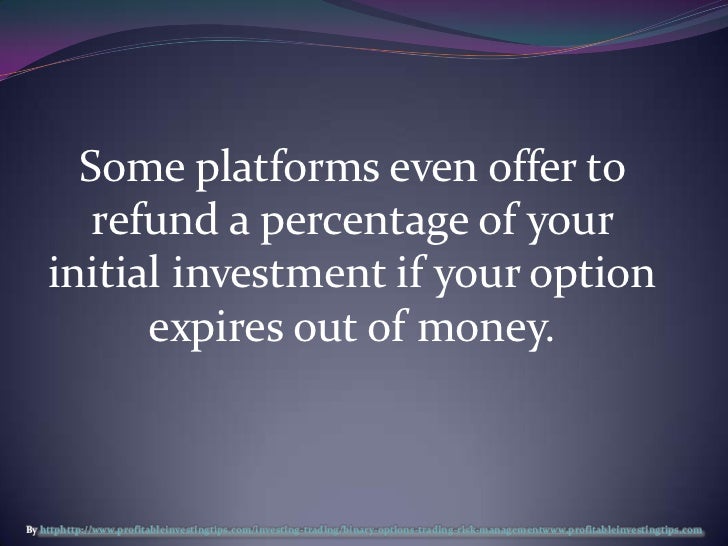 Option trading risk management