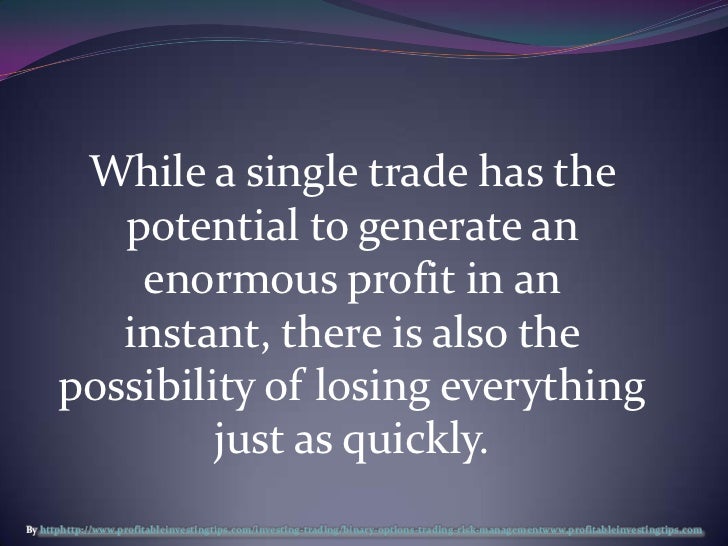 Binary options sales manager
