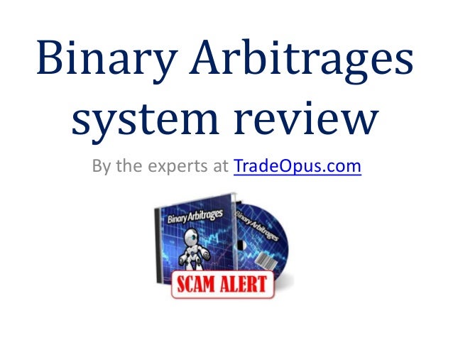 Binary options arbitrage strategies