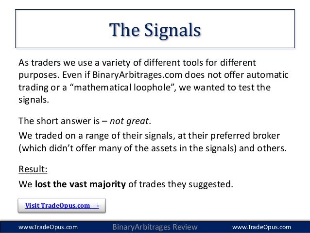 Binary options arbitrage strategies