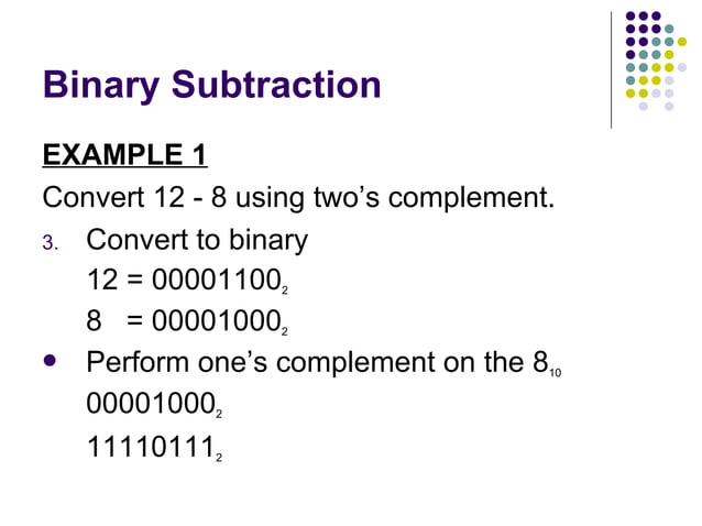Binary Arithmetic | PPT