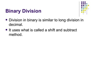 Binary Arithmetic | PPT