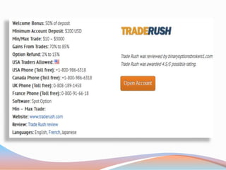 Binary brokers