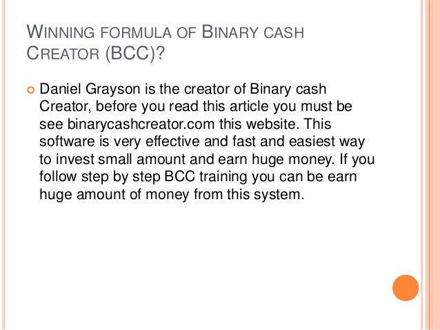Binary options winning formula download