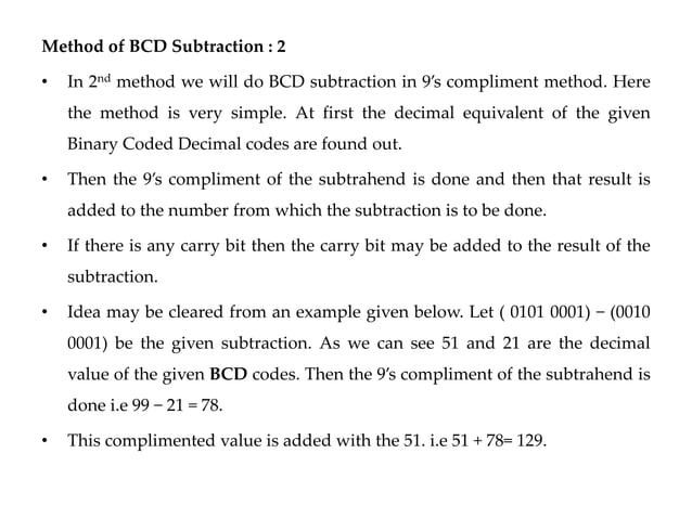 Binary coded decimal r004 | PPT