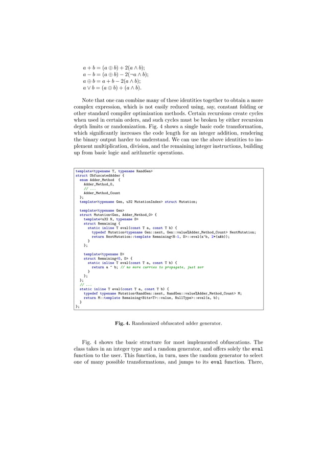 Binary code obfuscation through c++ template meta programming | PDF ...