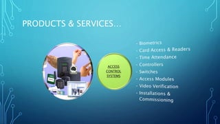 PRODUCTS & SERVICES… 
 