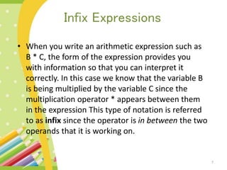 Binary expression tree | PPTX
