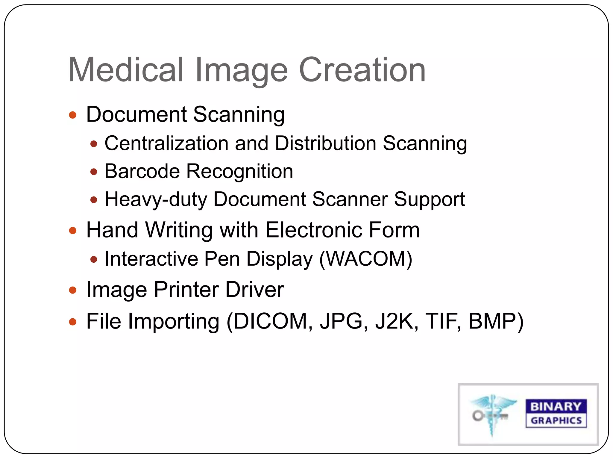 Binary graphics - Medical Resource Imaging System | PPTX | Operating ...
