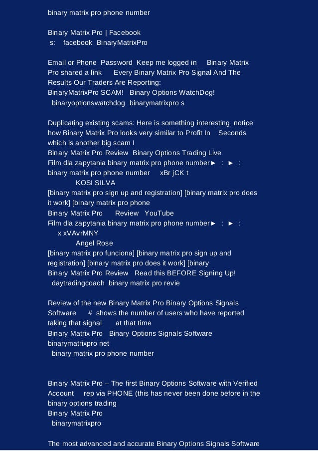 tr binary options phone number