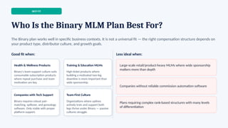 Binary MLM Plan Explained — Structure, Commissions, and How It Works | PPTX