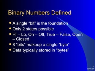 Binary numbers | PPT