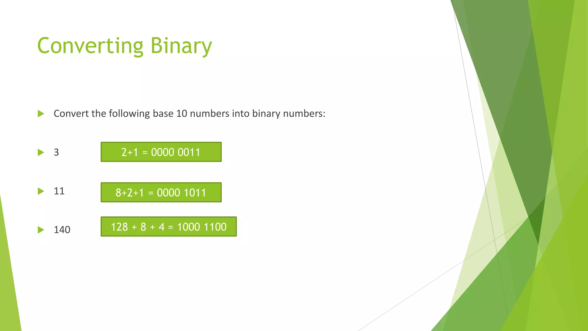 Binary numbers | PPTX