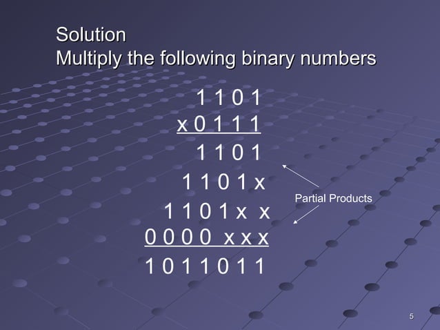 Binary number systems multiplication | PPT
