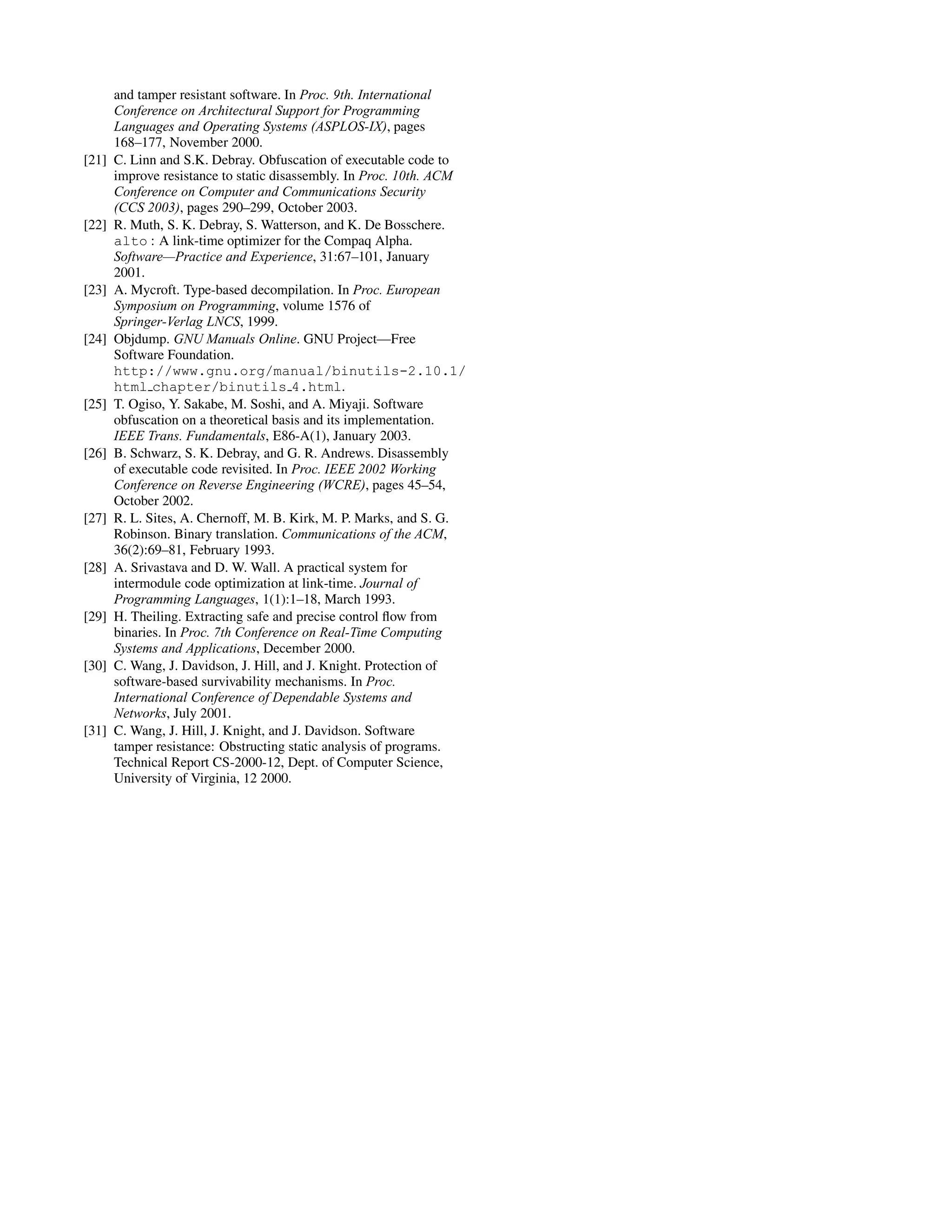Binary obfuscation using signals | PDF