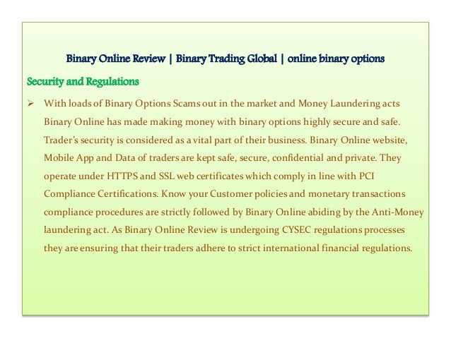Binary options international review