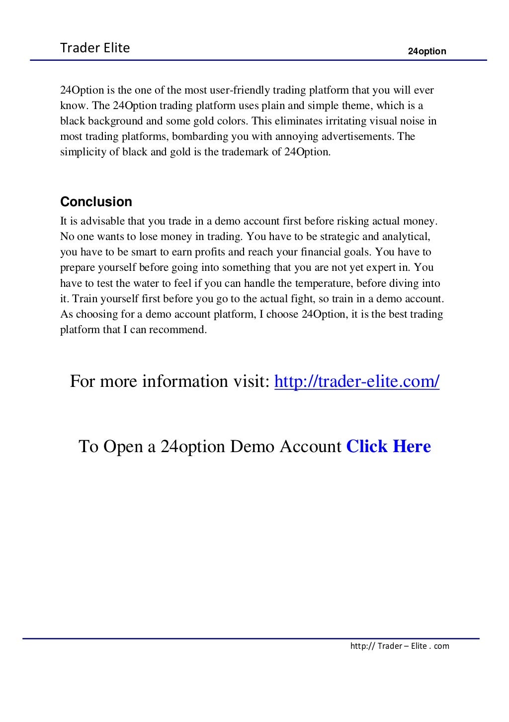 24option demo account
