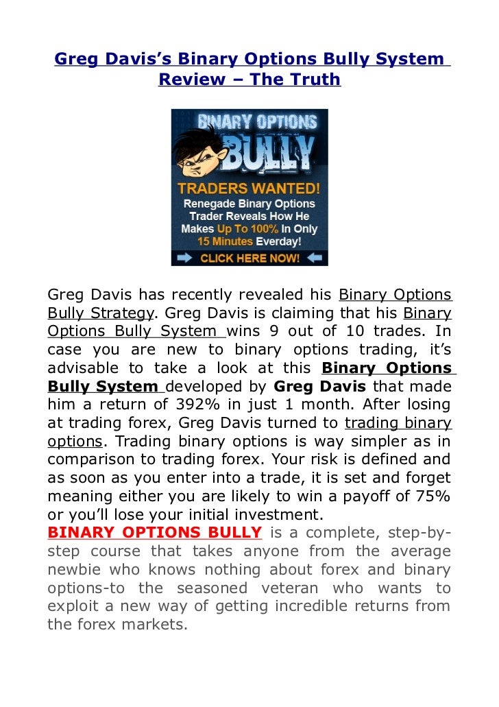 Reviews on binary options