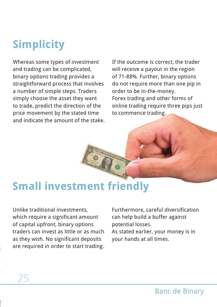 Low investment binary options