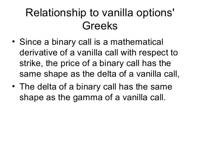 Mathematics of binary options