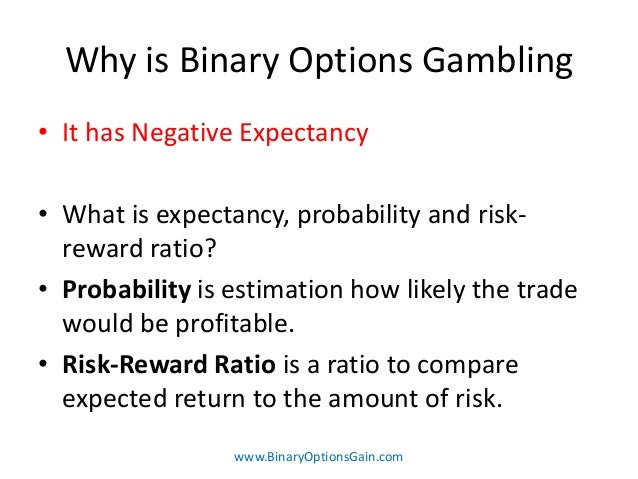 binary option gambling