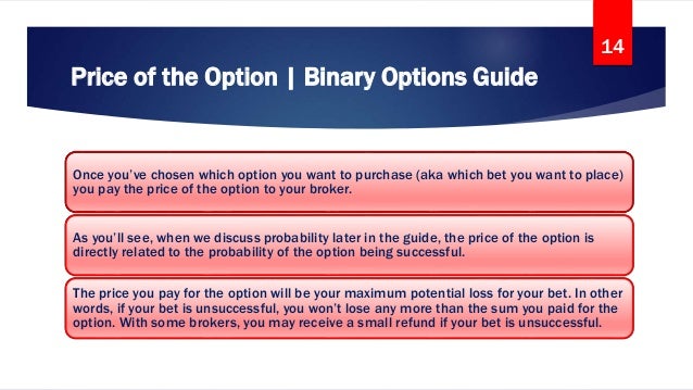 Guide to binary options