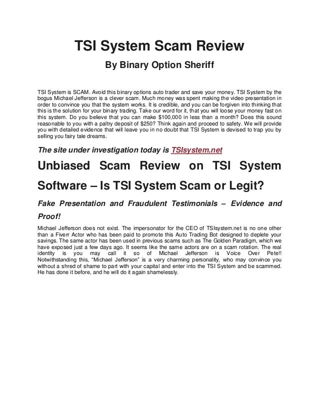 Binary options sheriff