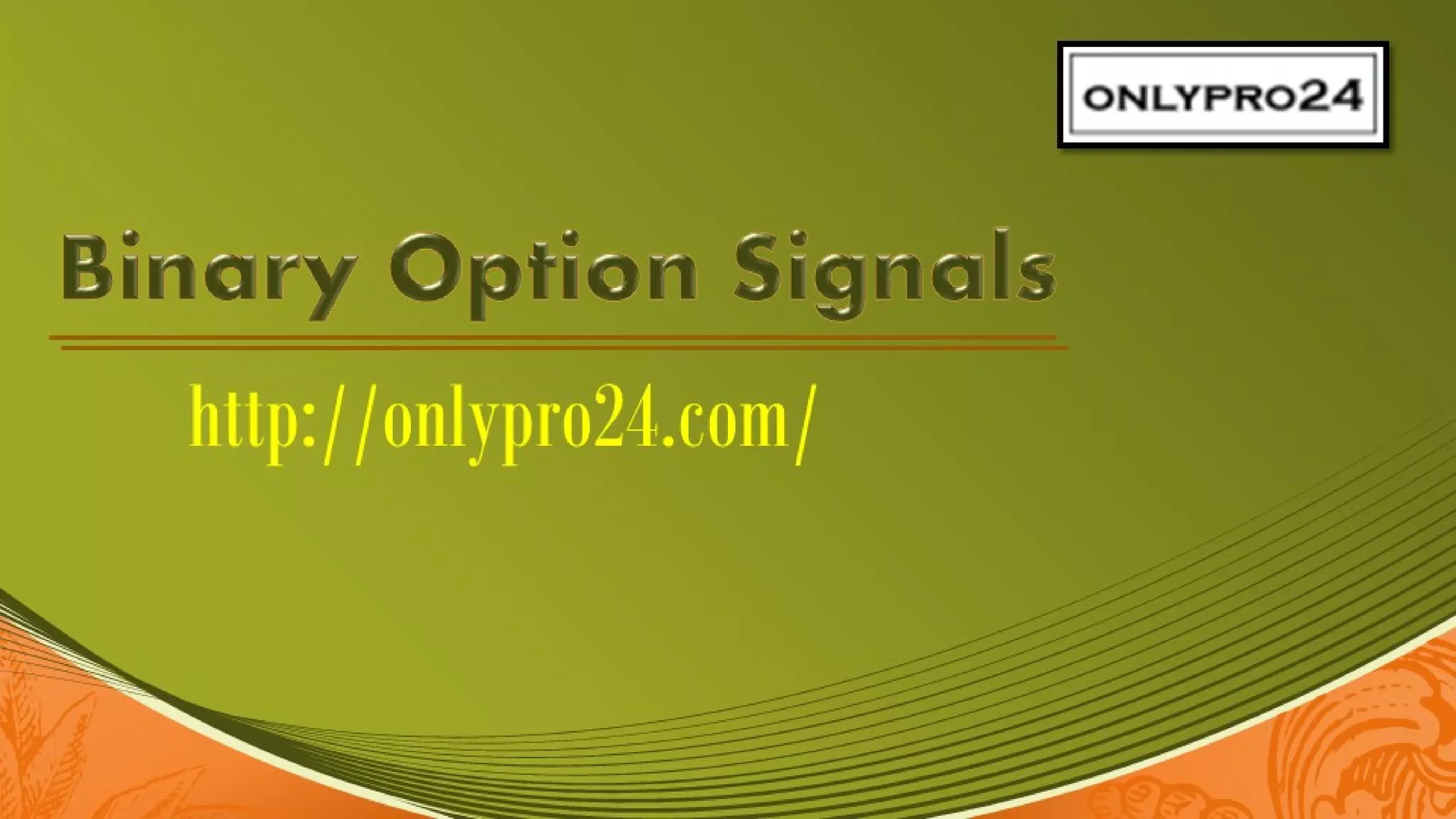Binary Option Signals | PPT