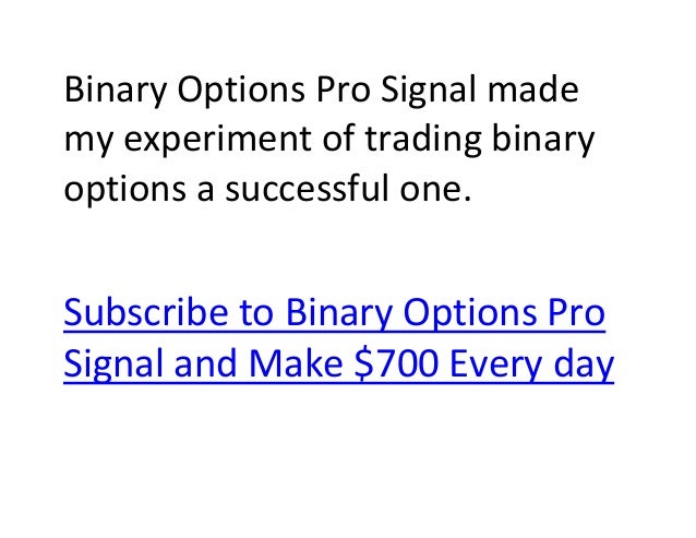 Binary options pro review