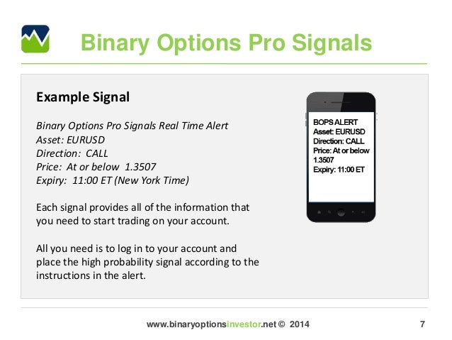 binary options pro signals review