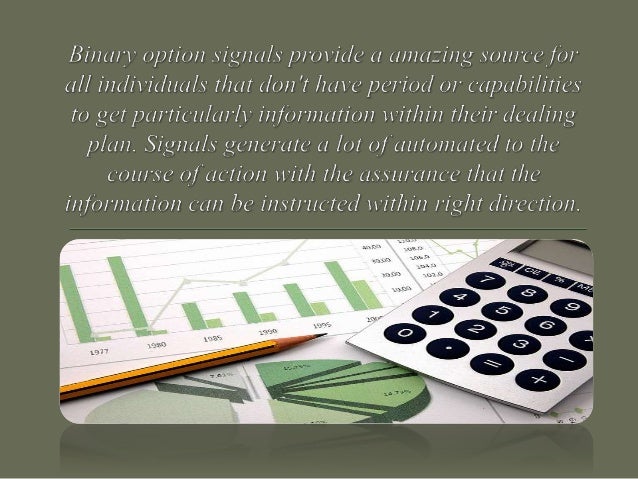Binary options signals providers
