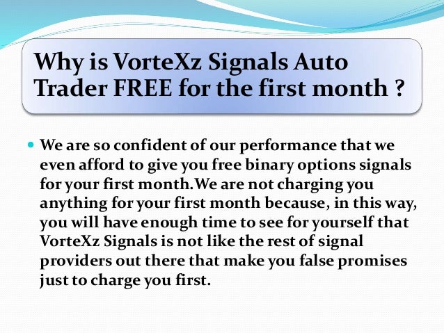 Binary options signals performance