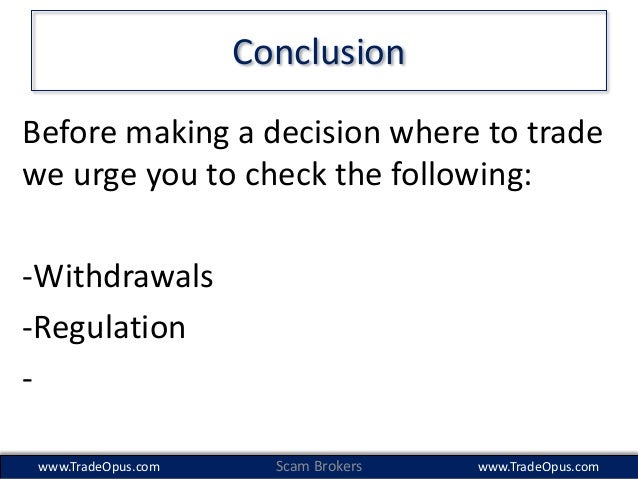 How to avoid binary options scams