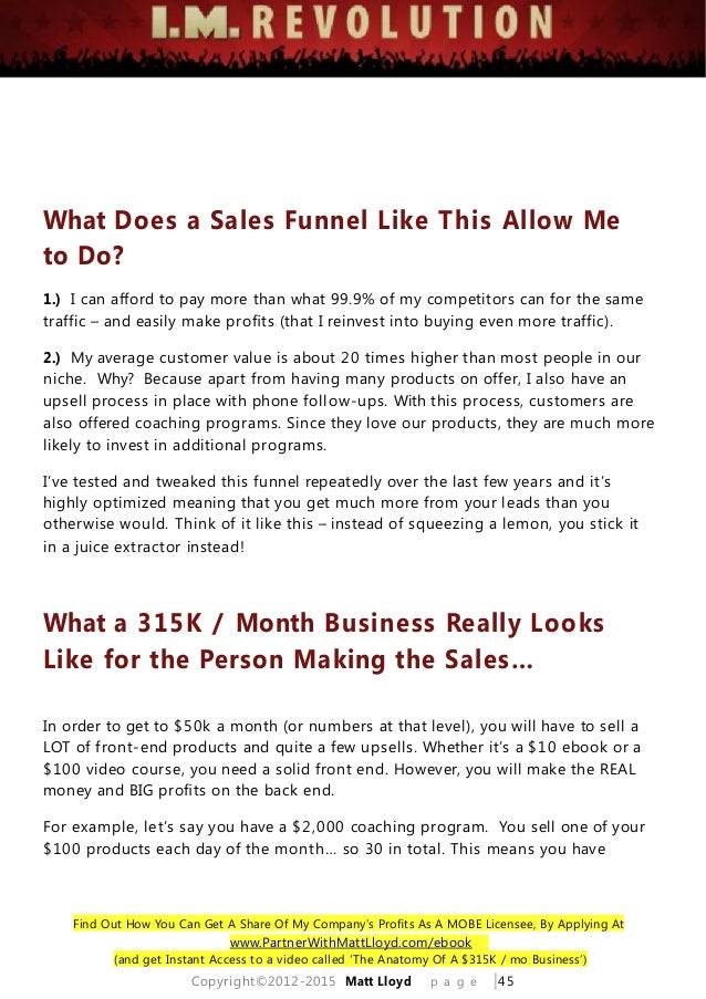 Binary options funnels