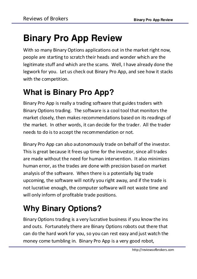 Best binary app