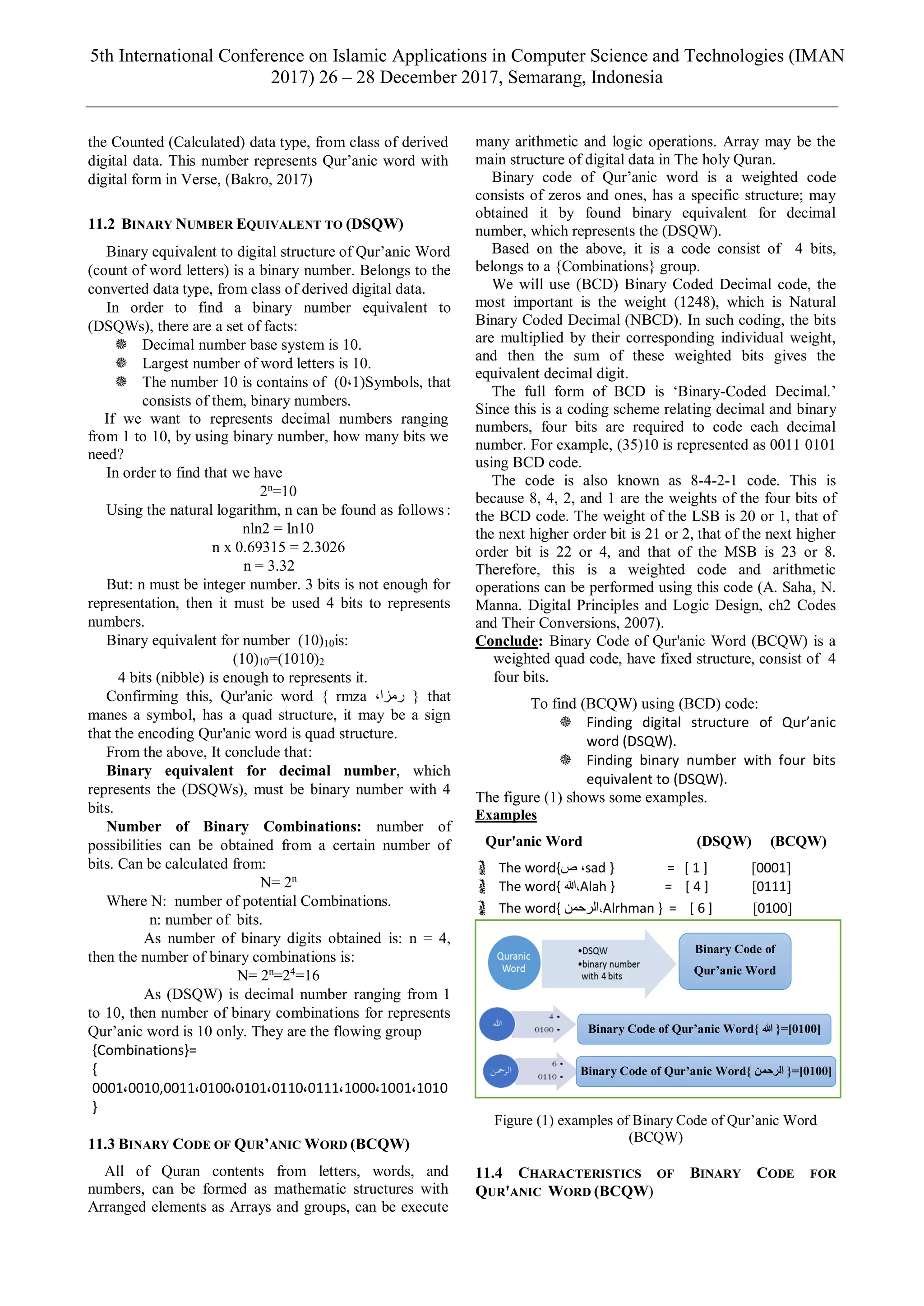 Binary Quran code Dr. Khaled Bakro | PDF