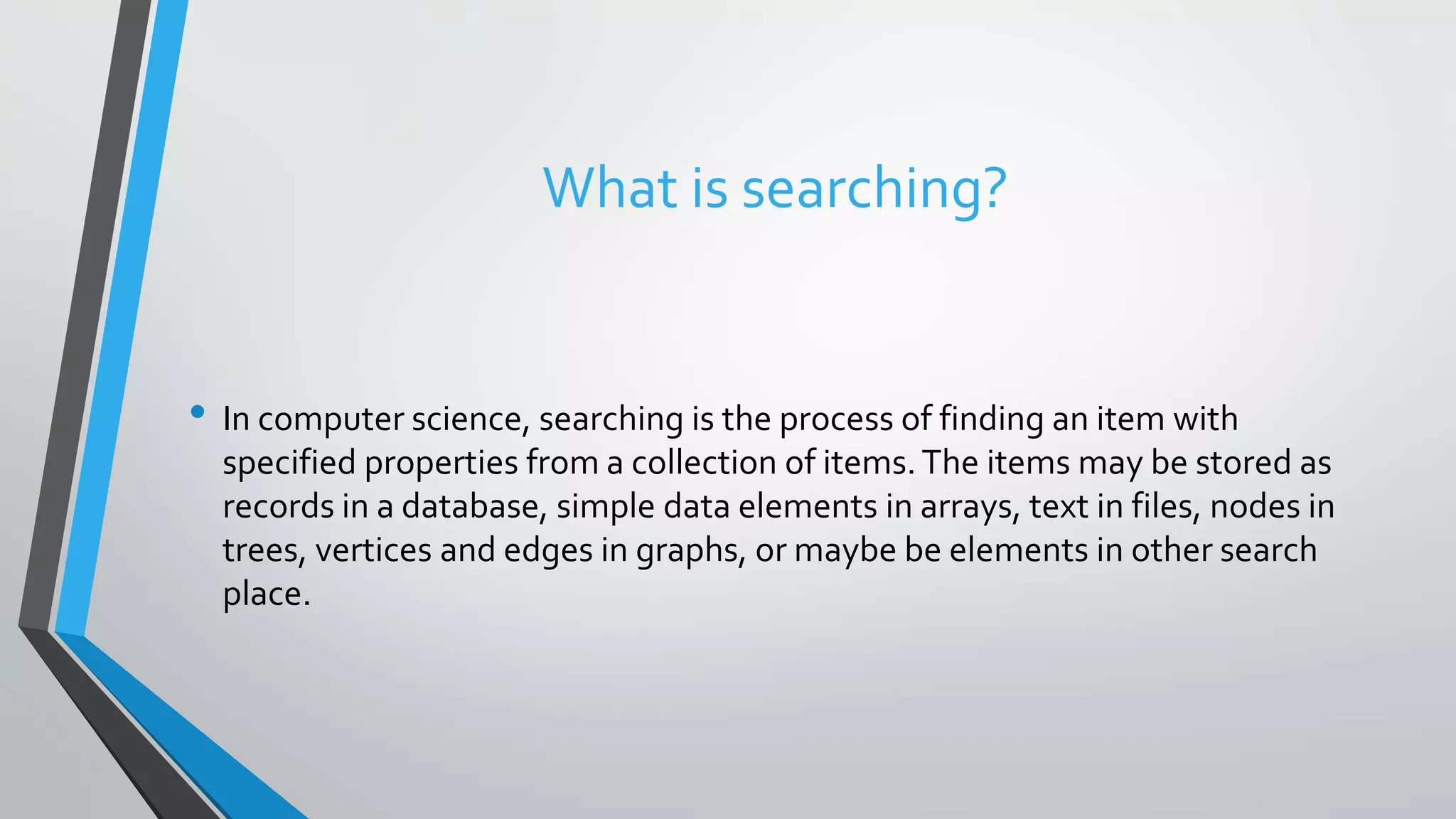 Binary search | PPTX | Search | Internet