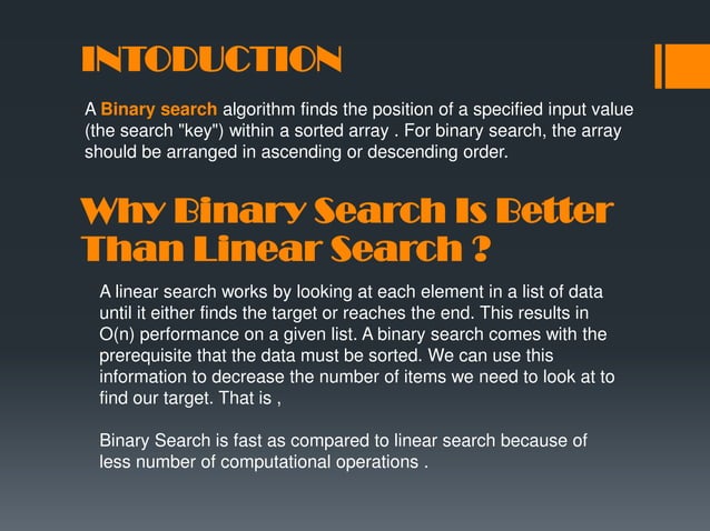 Binary Search - Design & Analysis of Algorithms | PDF | Programming ...