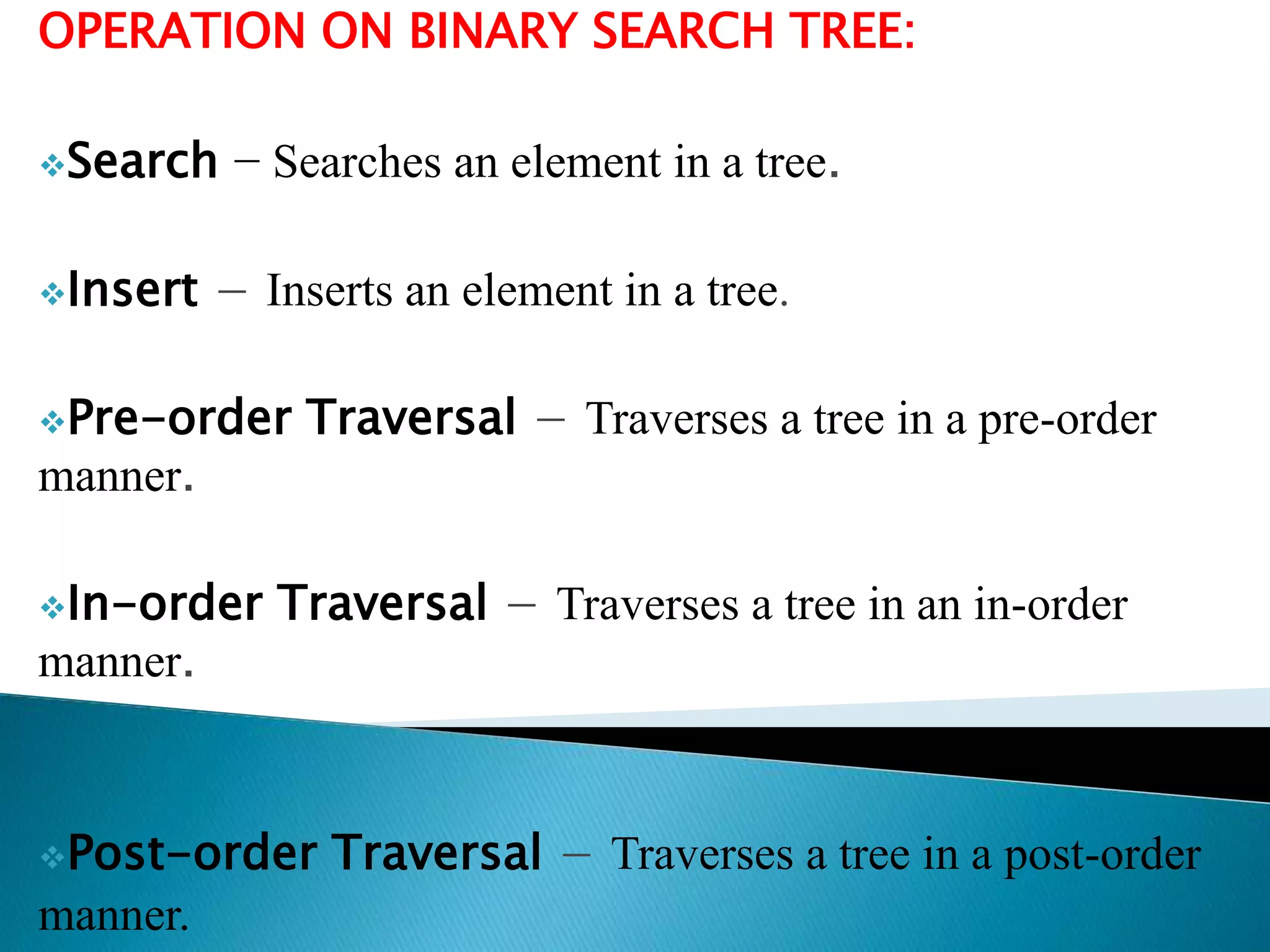 Binary search tree | PPTX